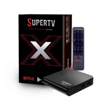 SUPERTV BLACK X - 4K Wifi - Receptor Sem Antena 